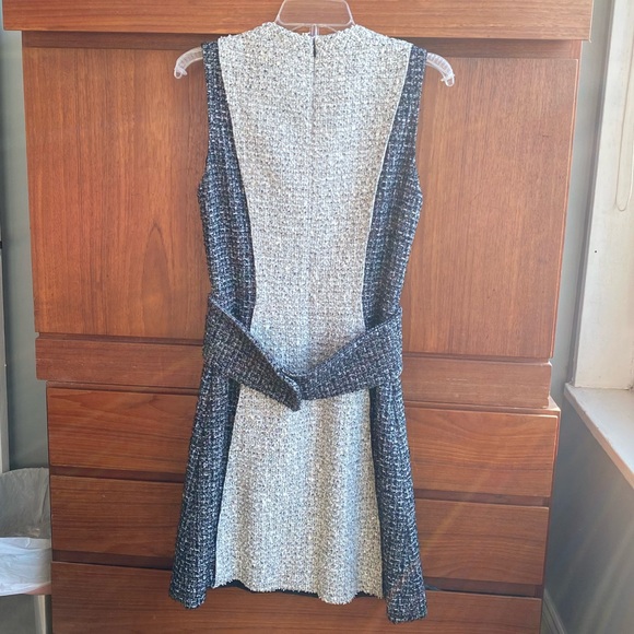 Proenza Schouler Made in Italy belted boucle mini tweed dress US2/4 MSRP $1950 - Picture 2 of 6